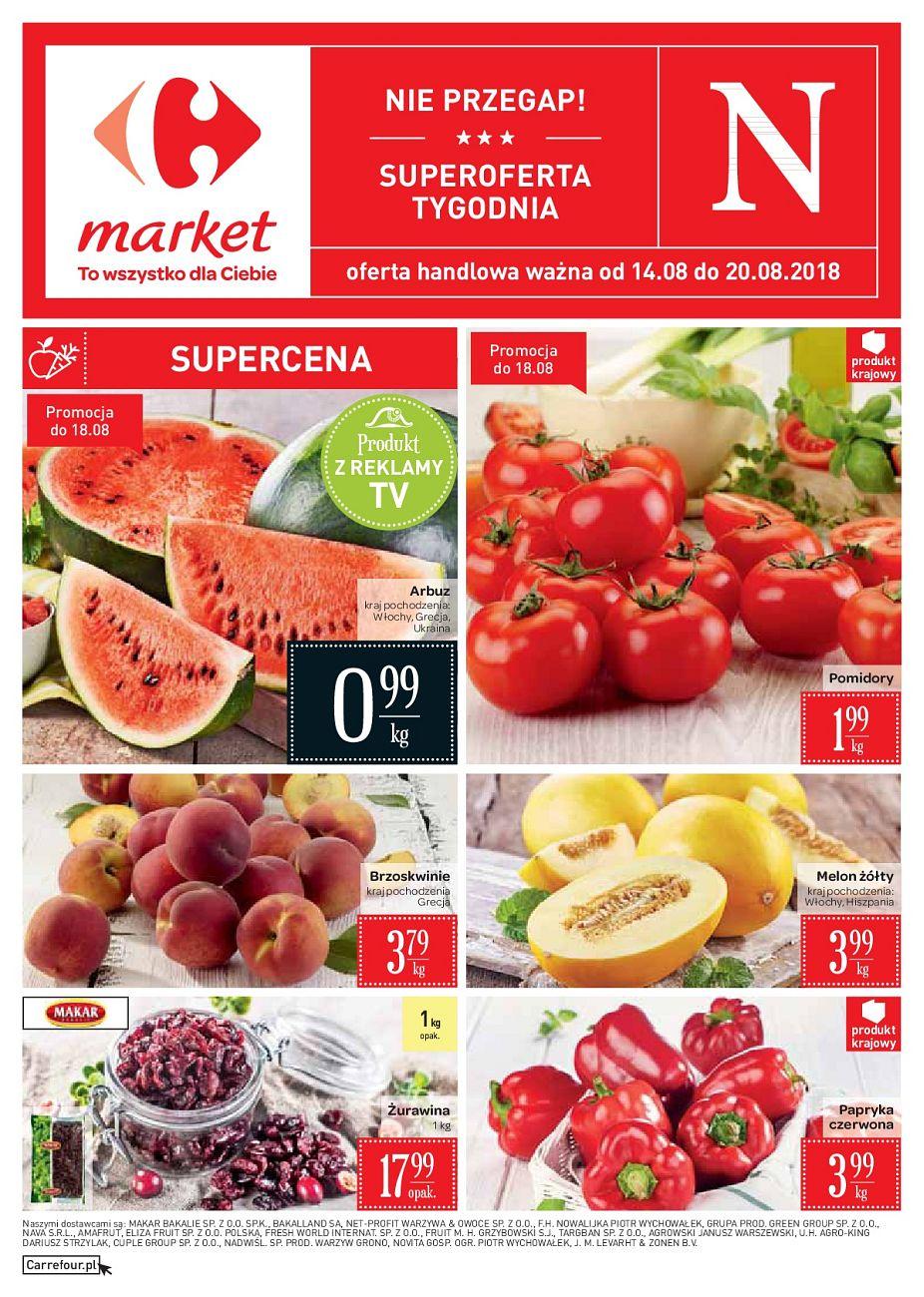 Gazetka promocyjna Carrefour Market str. 1