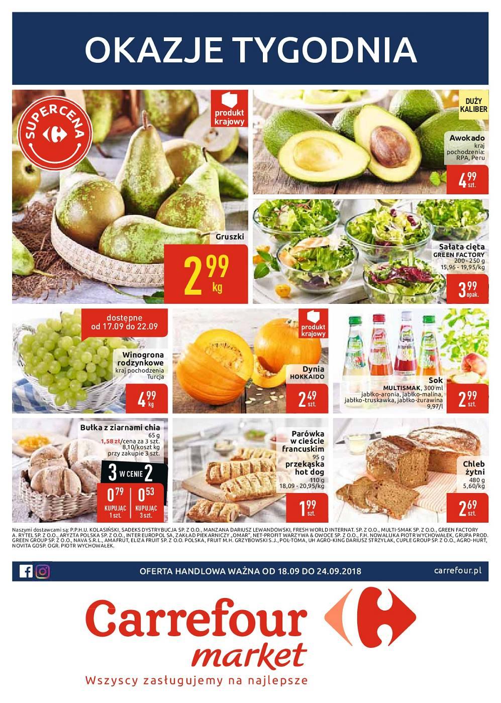 Gazetka promocyjna Carrefour Market str. 1